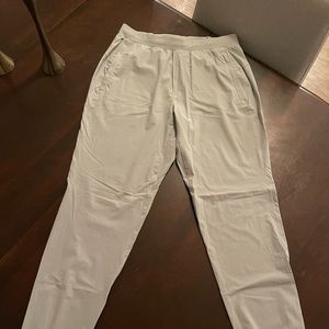 Mens Lululemon joggers size small light gray